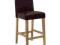Krzesło Barowe, Hoker nowy - czekoladowy