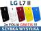 Guma na telefon LG Swift L7 II (P710) +2x FOLIA