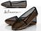 Mokasyny CZARNE cekiny ESPADRYLE baleriny 38 39