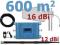 MOCNY WZMACNIACZ GSM Z WYŚ.LCD 600M2 HIT SPRZEDAŻY