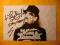 Autograf KING DIAMOND ( Mercyful Fate ) UNIKAT RAR