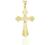 Krzyżyk złoty diamentowany próba 585 1.98g