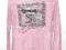 11478* Esprit różowa przeźroczysta print 14/15 lat