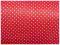 100% BAWEŁNA CZERWONA W KROPECZKI 2mm  - 0,5 mb