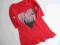 Śliczna tunika SERCE ... 122 cm