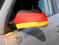 NAKLADKI   NIEMIEC FLAGI NA LUSTERKA SAMOCHODOWE