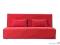 IKEA sofa Beddinge Murbo Laxbro czerwona kanapa