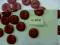 Guziki toczone 23 mm k.bordo 16 szt. H.414