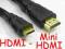 Kabel HDMI - miniHDMI 1,5m GOLD 19pin pozlacany fv