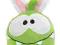 Cut the Rope pluszak Om Nom z króliczymi uszami