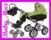 KLASYCZNY LEKKI WÓZEK GŁĘBOKI NA PASKACH+FOTELIK