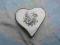 bombonierka w kształcie serca-złoto 24 karaty