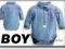 NEXT JESIEŃ BODY-KOSZULA BLUE MARL JERSEY 6-9 M