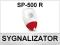 SYGNALIZATOR ZEWNĘTRZNY SP-500 R CZERWONY AKU-OPT