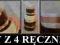 PREZENT NA ŚLUB - TORT Z RĘCZNIKÓW - 4szt