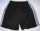 CZARNE krótkie spodenki S (ok.134-146) szorty
