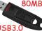 SZYBKI pen 32GB Sandisk Cruzer Ultra USB3.0 80MB/s