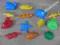 ZABAWKI DO KĄPIELI BASENIKU - 13 SZT.