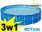 3w1 BASEN ZE STELAŻEM + AKCESORIA 457x91 BESTWAY