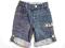 ** ROCHA ** spodenki jeans 0-3 mies, rozm 62