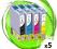 5x TUSZ EPSON ZAMIENNIK T1281-84 S22 SX125 SX130