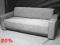 Sofa Popielata Nowa Arte-M Kanapa Nierozkładana