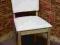 Krzesło Białe Nowe Drewniane Dębowe Eko Krzesła