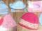 Różne czapeczki-7 szt.---9-12 m-cy