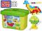 klocki MEGA BLOKS 70el JUNIOR CREATE PLAY pojemnik