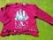 Bluzeczka na dł.rękaw dla księzniczki roz.80/86