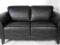 SKORZANA CZARNA SOFA BARDZO WYGODNA