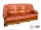 ekskluzywna sofa 3os. ROMA skóra naturalna dąb