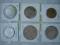 Zestaw 6 sztuk monet w holderach