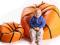 ZESTAW PIŁEK BASKETBALL PUFY FOTELE RIZAR PUFA