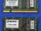 Pamięć RAM DDR 256MB PC2100 266MHz KINGSTON GW