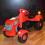 Wielki Traktor na pedały NOWY czerwony