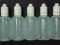 5x Butelek 50ml z dozownikiem do tworzenia liquid