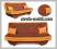 WERSALKA SOFA KANAPA ROZKŁADANA ŁÓŻKO ŁÓDKA MICRO