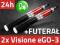 2x E-PAPIEROS Visione eGO 3 AKCESORIA ETUI GRATISY