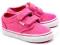 VANS_RÓŻOWE CANVASOWE TRAMPKI DZIECIĘCE_R.21,5