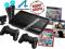 PS3 500GB+2x MOVE+2x PAD+EYE+3 SUPER GRY! 4CONSOLE