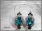 Kolczyki sutasz,  dwustronne