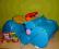 HIPOPOTAM FISHER PRICE HIPCIO KLOCKI PCHACZ JEŹDZI
