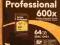Karta LEXAR SDXC UHS-I 64GB 600x Professional