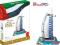 CUBIC FUN PUZZLE 3D Hotel Burj al Arab 101 elemen