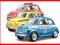 Collezione FIAT 500 Bburago 1:21 - 8 wzorow - Wawa