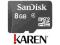 Micro Secure Digital (microSDHC) 8GB Sandisk