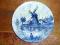 Ceramiczny stary talerz Delft