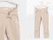 ZARA GIRLS SPODNIE LEGGINSY BEŻ__11-12 LAT