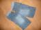 spodenki/bojówki jeans guma GEORGE bdb stan(140)